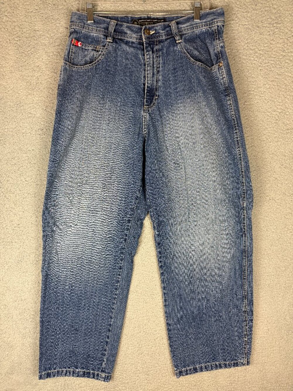 Southpole 3180 Jeans Mens 33x30 Blue Baggy Skater Y2K Denim